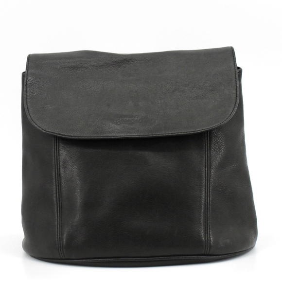 Tignanello black pebble leather shoulder bag - Picture 3 of 8